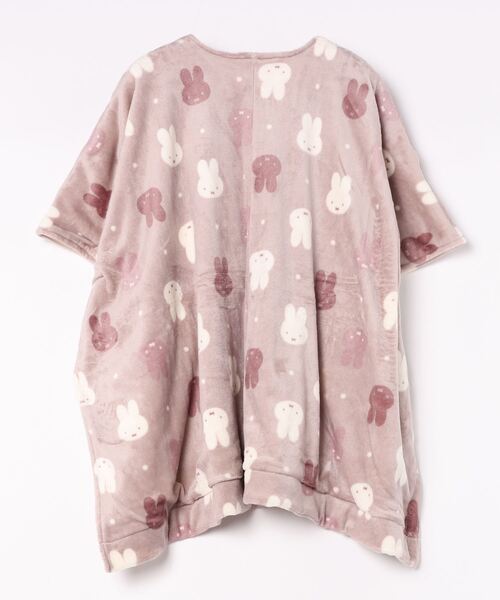 Miffy（ ミッフィー）の「【完売】《Miffy》ミッフィー フリース ポンチョ（ガウン/バスローブ・レディース・グリーン/ピンク・FREE）」の3枚目の写真