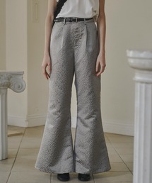seyto | Jacquard flare back slit pants / ジャガードフレアスリットパンツ(その他パンツ)