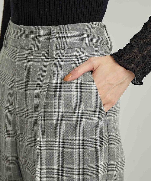 ROPE' PICNIC（ロペピクニック）の「ウールライクサキソニーセミタックワイドパンツ（その他パンツ・レディース・ネイビー/ブラウン/グレー・36/38/40）」の11枚目の写真