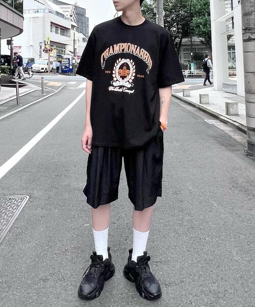 Figments(フィグメンツ)の「CHAMPIONASHIP Tシャツ(Tシャツ/カットソー・レディース・ブラック/スミクロ・FREE)」の19枚目の写真