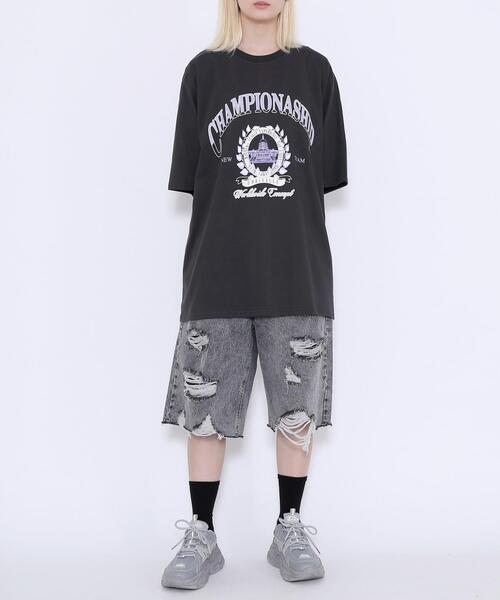 Figments(フィグメンツ)の「CHAMPIONASHIP Tシャツ(Tシャツ/カットソー・レディース・ブラック/スミクロ・FREE)」の20枚目の写真
