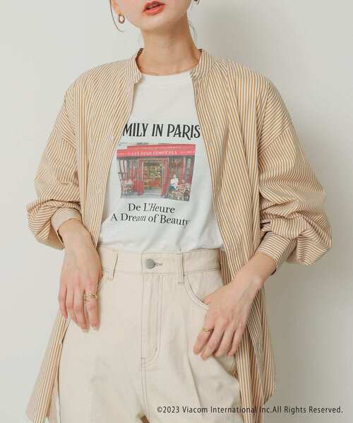 SENSE OF PLACE by URBAN RESEARCH(センスオブプレイスバイアーバンリサーチ)の「Emily in Paris グラフィックロングTシャツ(Tシャツ/カットソー・レディース・その他3/その他1/その他2・ONE)」の15枚目の写真