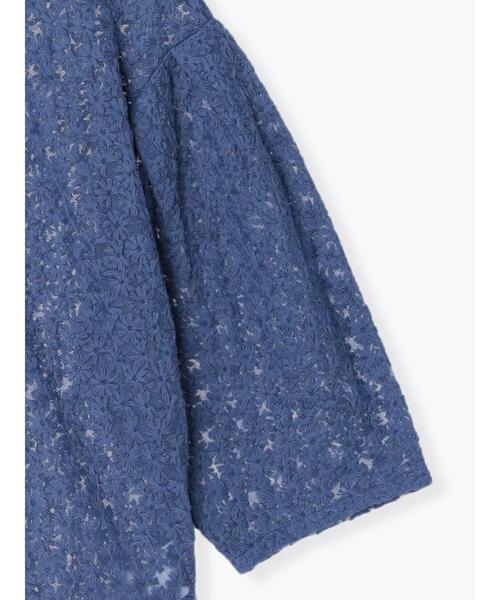 ehka sopo（エヘカソポ）の「ノーカラーレースブラウス（シャツ/ブラウス・レディース・キナリ/ブルー/キャメル/ブラック・F）」の16枚目の写真