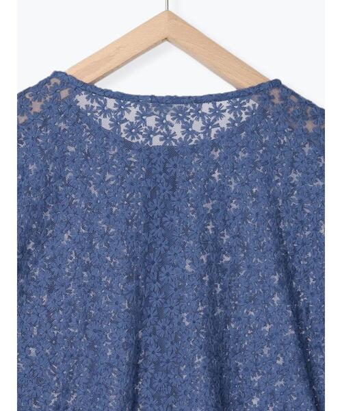 ehka sopo（エヘカソポ）の「ノーカラーレースブラウス（シャツ/ブラウス・レディース・キナリ/ブルー/キャメル/ブラック・F）」の18枚目の写真