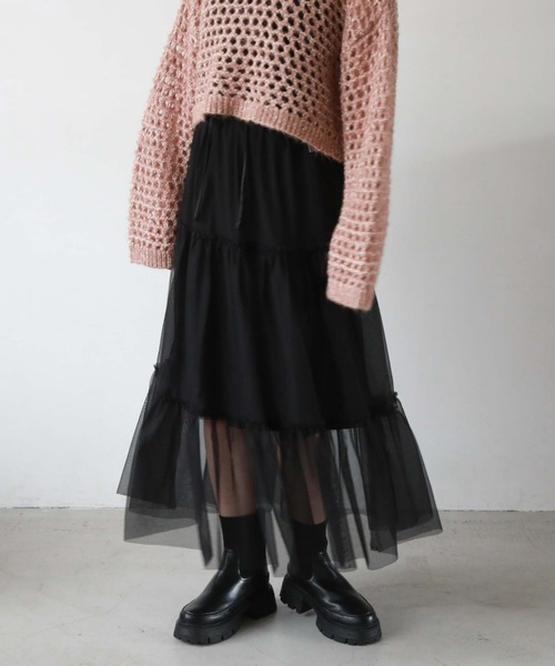 archives（アルシーヴ）の「ニットブーツ（ブーツ・レディース・ブラック/アイボリー・MEDIUM/LARGE）」の9枚目の写真