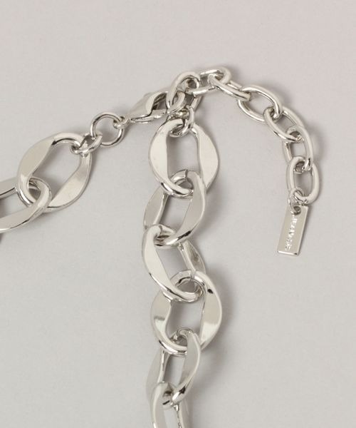 JEANASIS（ジーナシス）の「ボリューム2レンハートネックレス/968927（ネックレス・レディース・シルバー/ゴールド/ブラック系その他/シルバー系その他・FREE）」の12枚目の写真