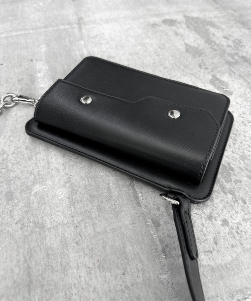 LVEU.(ラブユ.)の「【LVEU.】チェーンスクエアミニショルダー / バッグ 鞄 BAG ショルダー ミニ フラップ 斜め掛け 合皮 ブラック(ショルダーバッグ・レディース・ブラック・FREE)」の13枚目の写真