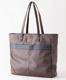 EDWIN（エドウィン）の「【EDWIN/エドウィン】別注PUトートバッグ　ビジネス　カジュアル　開口部ファスナー（トートバッグ）」