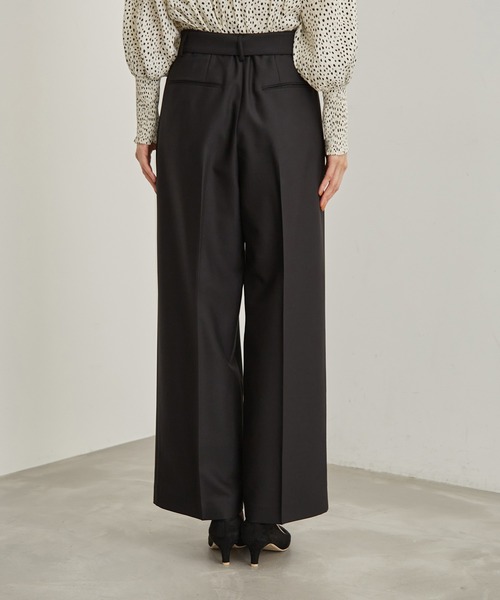ROPE' PICNIC（ロペピクニック）の「タックワイドパンツ（その他パンツ・レディース・ブラック/キャメル・38/40/36）」の15枚目の写真