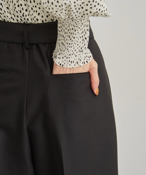ROPE' PICNIC（ロペピクニック）の「タックワイドパンツ（その他パンツ・レディース・ブラック/キャメル・38/40/36）」の17枚目の写真