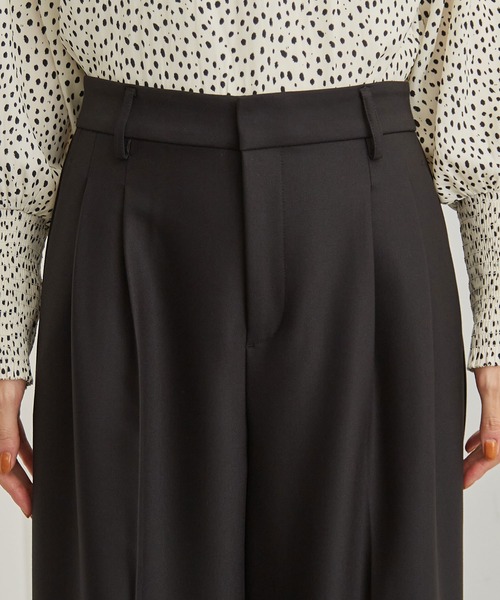 ROPE' PICNIC（ロペピクニック）の「タックワイドパンツ（その他パンツ・レディース・ブラック/キャメル・38/40/36）」の18枚目の写真