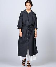 EN ROUTE | ENR コットンタイプライターシャツワンピース(ワンピース)