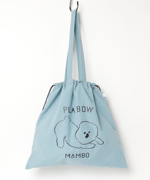 MAMBO（マンボ）の「PLAYBOW ナイロン巾着トート（トートバッグ・レディース・オレンジ/サックスブルー・FREE）」の10枚目の写真