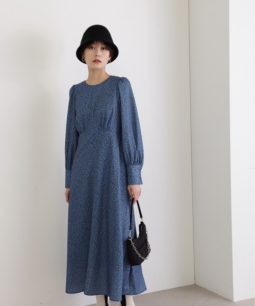 N.(N. Natural Beauty Basic)(エヌエヌナチュラルビューティーベーシック)の「【S Size Line】◆フラワープリントワンピース(ワンピース・レディース・ホワイト系その他/ブルー系その他/ブラック系その他・SMALL/MEDIUM)」の7枚目の写真