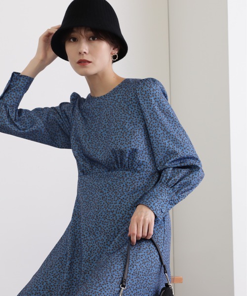 N.(N. Natural Beauty Basic)(エヌエヌナチュラルビューティーベーシック)の「【S Size Line】◆フラワープリントワンピース(ワンピース・レディース・ホワイト系その他/ブルー系その他/ブラック系その他・SMALL/MEDIUM)」の8枚目の写真