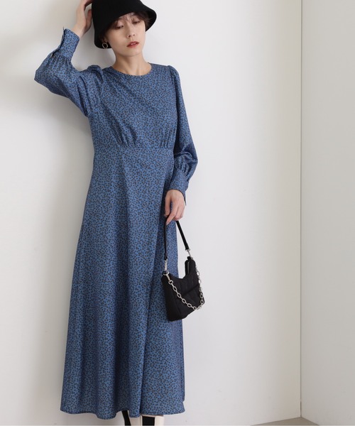 N.(N. Natural Beauty Basic)(エヌエヌナチュラルビューティーベーシック)の「【S Size Line】◆フラワープリントワンピース(ワンピース・レディース・ホワイト系その他/ブルー系その他/ブラック系その他・SMALL/MEDIUM)」の9枚目の写真