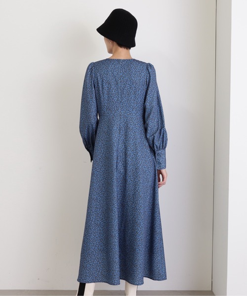 N.(N. Natural Beauty Basic)(エヌエヌナチュラルビューティーベーシック)の「【S Size Line】◆フラワープリントワンピース(ワンピース・レディース・ホワイト系その他/ブルー系その他/ブラック系その他・SMALL/MEDIUM)」の12枚目の写真