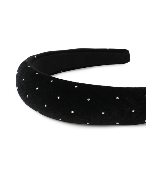 VIS（ビス）の「ベロアビジュードットカチューシャ（カチューシャ・レディース・シルバー/ゴールド・FREE）」の8枚目の写真