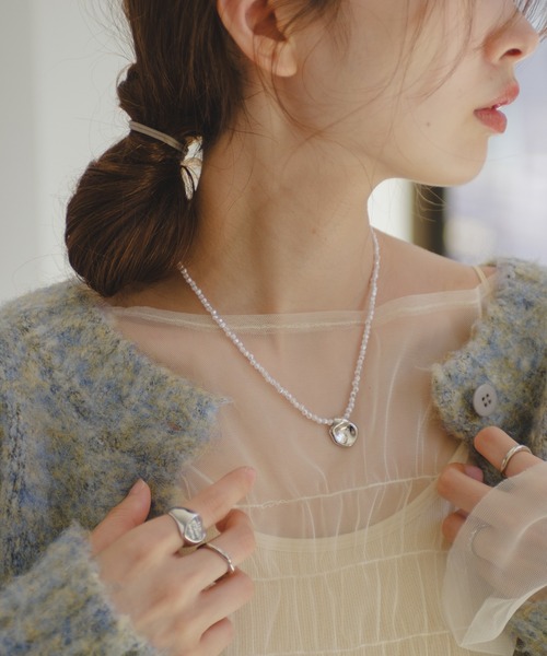 Kastane（カスタネ）の「【fiw.】パールネックレス（ネックレス・レディース・ゴールド/シルバー・FREE）」の3枚目の写真