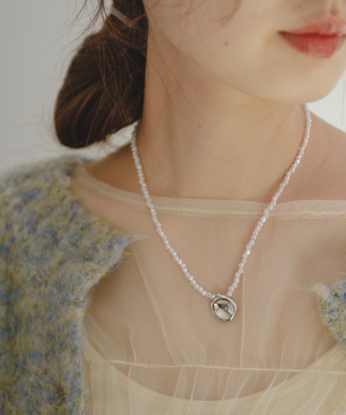 Kastane（カスタネ）の「【fiw.】パールネックレス（ネックレス・レディース・ゴールド/シルバー・FREE）」の4枚目の写真