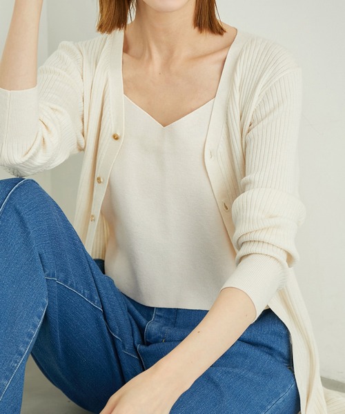 セール】総針ニットキャミソール（ニット/セーター）｜ROPE' PICNIC