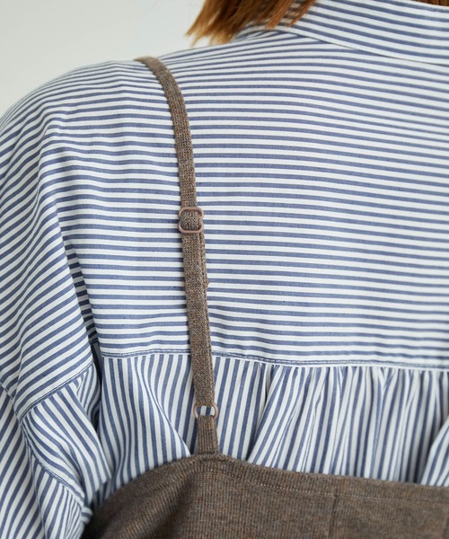 ROPE' PICNIC（ロペピクニック）の「総針ニットキャミソール（ニット/セーター・レディース・チャコールグレー/ブラウン/オフホワイト・38）」の5枚目の写真