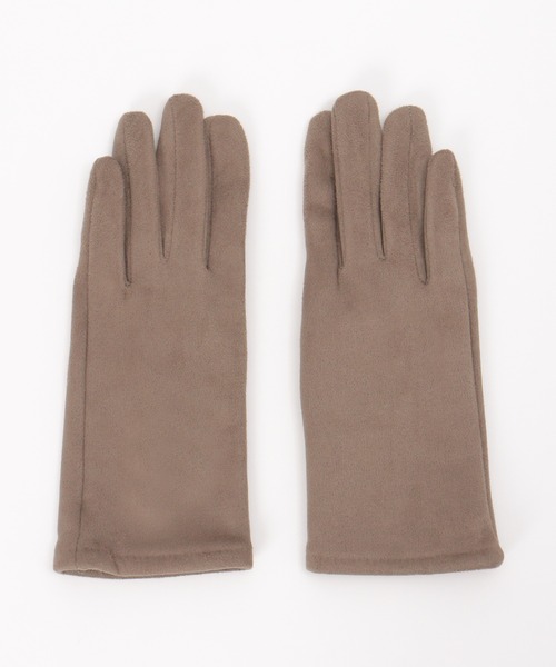 ikka(イッカ)の「3WAYエコファー&フェイクスエードグローブ(手袋・レディース・ブラック/ベージュ/モカ/グレー・FREE)」の7枚目の写真