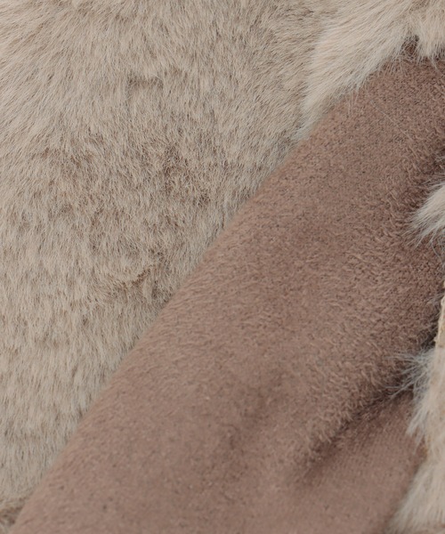 ikka(イッカ)の「3WAYエコファー&フェイクスエードグローブ(手袋・レディース・ブラック/ベージュ/モカ/グレー・FREE)」の11枚目の写真