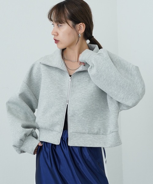 COLONY 2139（コロニートゥーワンスリーナイン）の「ダンボールスタンドWジップトップス（Tシャツ/カットソー・レディース・グレー/ブラック/レッド/オフホワイト・FREE）」の14枚目の写真