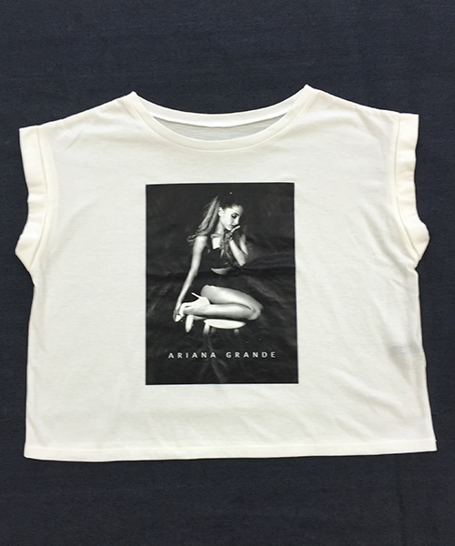 VENCEEXCHANGE(ヴァンスエクスチェンジ)の「アリアナ・グランデフォトラバーTシャツ(Tシャツ/カットソー・レディース・ホワイト・MEDIUM)」の3枚目の写真