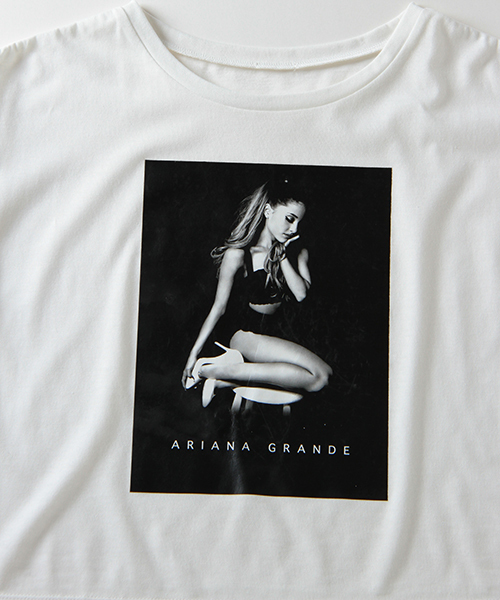 VENCEEXCHANGE(ヴァンスエクスチェンジ)の「アリアナ・グランデフォトラバーTシャツ(Tシャツ/カットソー・レディース・ホワイト・MEDIUM)」の13枚目の写真