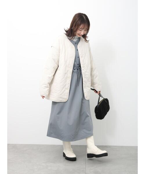 Te chichi TERRASSE（テチチテラス）の「中綿袖取り外し2WAYブルゾン