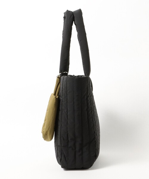 【A4可能★大容量】BEAMS　ビームス　肩掛け　底鋲　トートバッグ　黒 ビジネスバッグ レディース A4 軽量 自立 大容量 おしゃれ 就活 底鋲