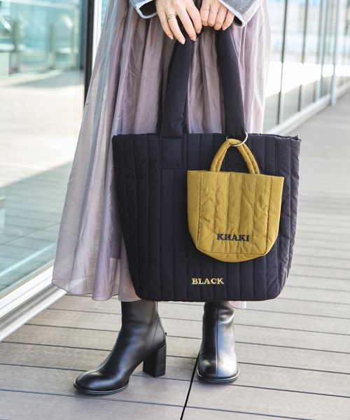 【A4可能★大容量】BEAMS　ビームス　肩掛け　底鋲　トートバッグ　黒 正規販売店】BEAMS DESIGN Always トートバッグ(L)【BMMH4ET2