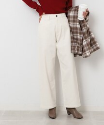 Cutie Blonde | 【あったか】裏起毛 ワイドパンツ(その他パンツ)
