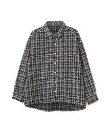 DANKE SCHON | DankeSchon/ダンケシェーン/PREMIUN TWEED OVERSIZE SHIRTS/ツイードオーバーサイズシャツ(シャツ/ブラウス)