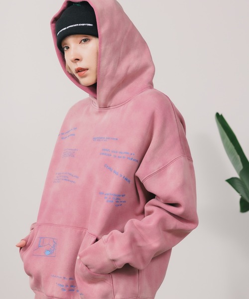 JUNGLES（ジャングルス）の「JUNGLES/ジャングルス I TRIED HOODIE フーディー（パーカー・メンズ・スモークピンク・XL/L/M）」の19枚目の写真