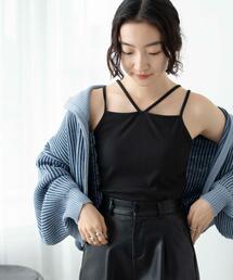 WEGO | WEGO/ホルターネックカップ付きキャミソール(キャミソール)