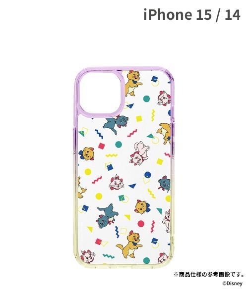 Disney(ディズニー)の「iPhone 15/14専用 Premium Style ディズニー グラデーション クリア ハイブリッドケース スマホケース(スマホケース/カバー・レディース・その他1/その他3/その他2・14-15)」の3枚目の写真