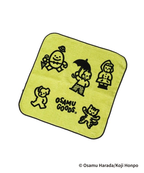 LEPSIM（レプシィム）の「【OSAMU GOODS×LEPSIM】ハンカチタオル　988050（ハンカチ/ハンドタオル・レディース・ライトグリーン/アイボリー/グレー・ONE SIZE）」の4枚目の写真