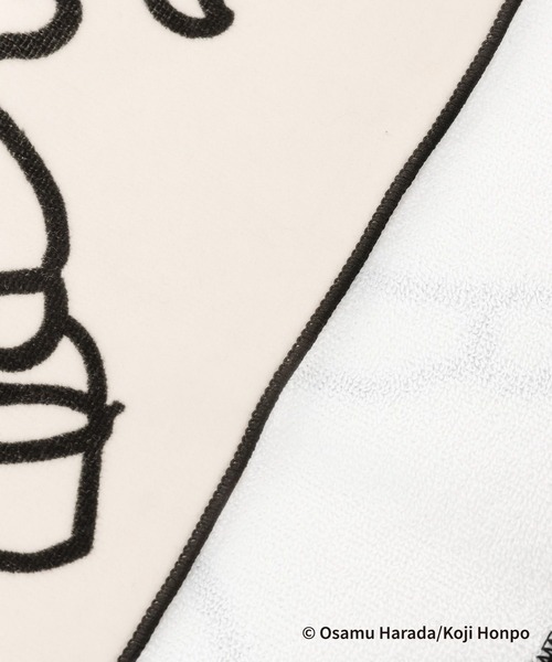 LEPSIM（レプシィム）の「【OSAMU GOODS×LEPSIM】ハンカチタオル　988050（ハンカチ/ハンドタオル・レディース・ライトグリーン/アイボリー/グレー・ONE SIZE）」の6枚目の写真