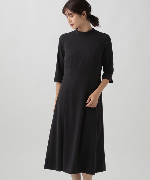 Elura(エルーラ)の「セレモニー&お悔やみフレアワンピース(ワンピース・レディース・ブラック・MEDIUM/LARGE)」の7枚目の写真