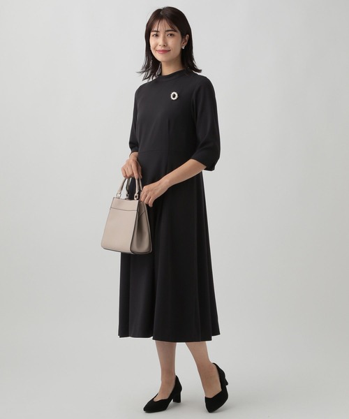 Elura(エルーラ)の「セレモニー&お悔やみフレアワンピース(ワンピース・レディース・ブラック・MEDIUM/LARGE)」の11枚目の写真
