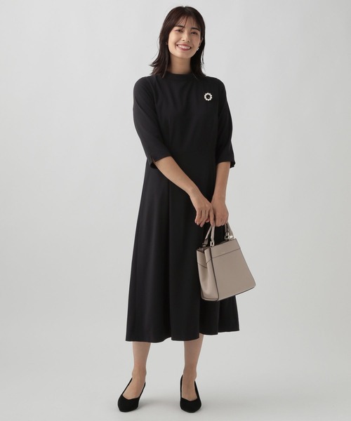 Elura(エルーラ)の「セレモニー&お悔やみフレアワンピース(ワンピース・レディース・ブラック・MEDIUM/LARGE)」の12枚目の写真