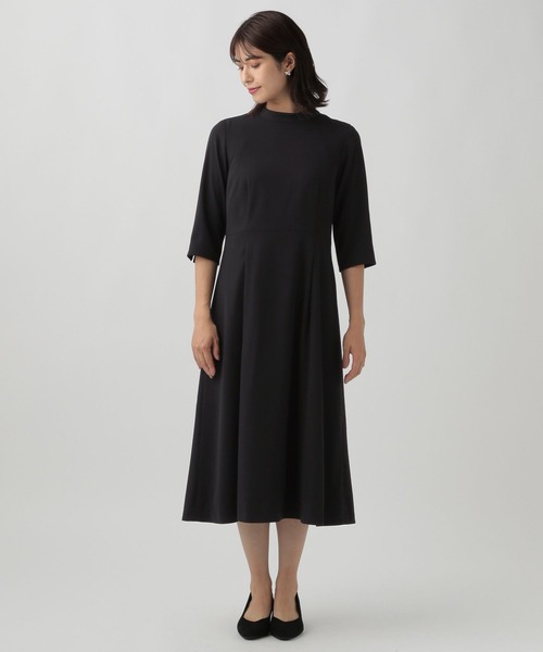 Elura(エルーラ)の「セレモニー&お悔やみフレアワンピース(ワンピース・レディース・ブラック・MEDIUM/LARGE)」の13枚目の写真