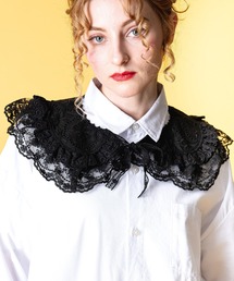 an meets zakka 2段フリルレース付け襟（付け襟）｜ankoROCK