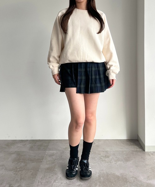 apres jour mignon(アプレジュールミニョン)の「裏起毛ラグランスウェット【ZOZOTOWN限定アイテム】(スウェット・レディース・杢グレー/ブラック/アイボリー・X-LARGE/フリー)」の4枚目の写真