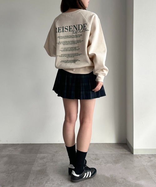 apres jour mignon(アプレジュールミニョン)の「裏起毛ラグランスウェット【ZOZOTOWN限定アイテム】(スウェット・レディース・杢グレー/ブラック/アイボリー・X-LARGE/フリー)」の6枚目の写真