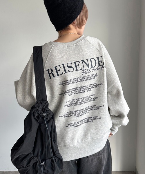 apres jour mignon(アプレジュールミニョン)の「裏起毛ラグランスウェット【ZOZOTOWN限定アイテム】(スウェット・レディース・杢グレー/ブラック/アイボリー・X-LARGE/フリー)」の12枚目の写真