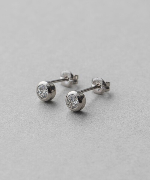 PT900 ダイヤモンド 0.3ct ピアス「ブライト」（ピアス（両耳用））｜ete bijoux（エテビジュー）